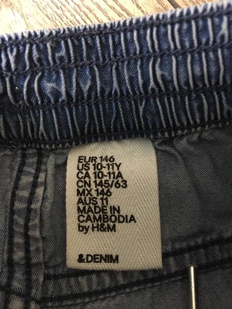 Riflove nohavice, h&m,146
