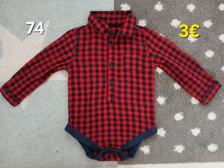 Vianocna karovana body kosela 74, primark,74