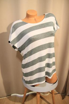 Zeleno biely top, vero moda, vero moda,l