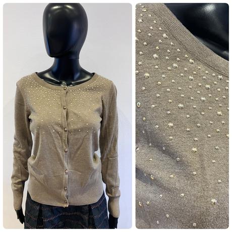 Dievčenský sveter s kamienkami (l), l