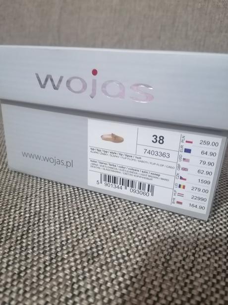 Dámske nasuvacky wojas, wojas,38