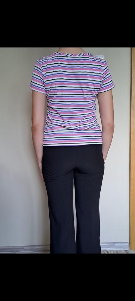 Pásikavé lacoste tričko, lacoste,xl