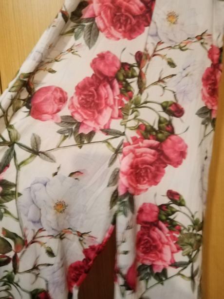 Dámsky široký kvietkovany overal, 