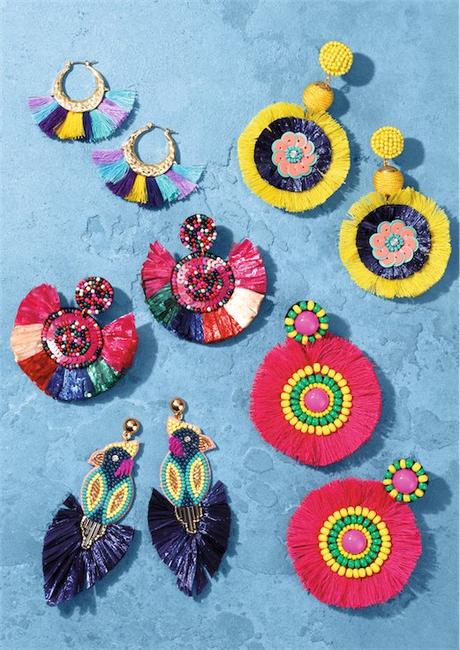 Bijou brigitte - strapcové náušnice, bijou brigitte