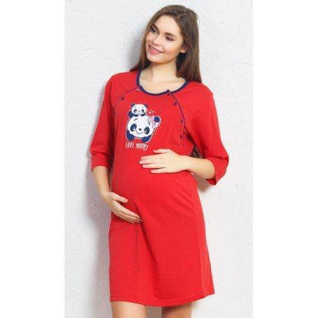 Materská nočná košeľa na kojenie do pôrodnice, vienetta secret,36 - xxl