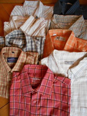 Košele-rôzne farby, l