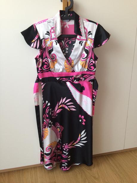 Satenove saty chantall vel. 38, chantall,38