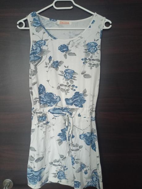 Bavlnené letné šaty - kvety,