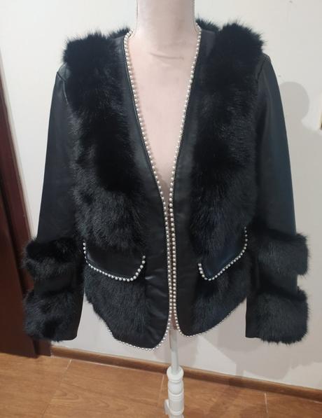 Koženkova bunda m/l, l / m