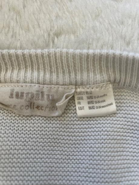 Pleteny pasikavy sveter na gombicky, lupilu,86