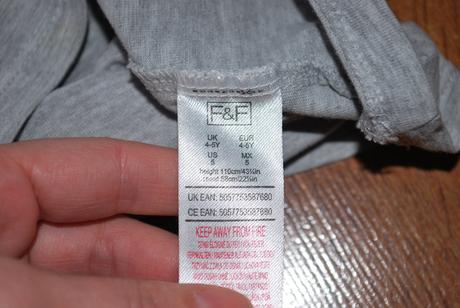 Dievčenské tričko, f&f,110