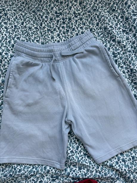 Bledomodré teplákove kraťase, h&m,146