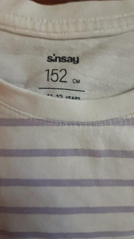 Tričko/crop top, sinsay,152