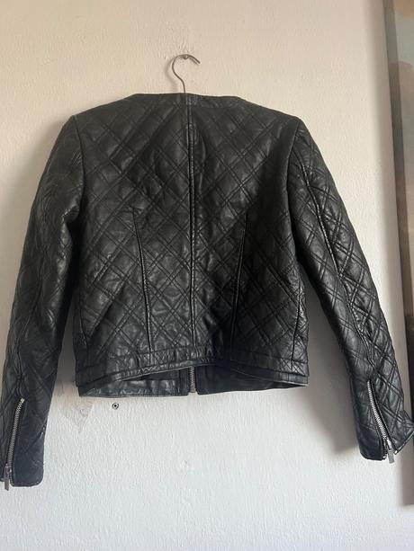 Mango trendy kozena bunda velk s prava koza presiv, mango,s