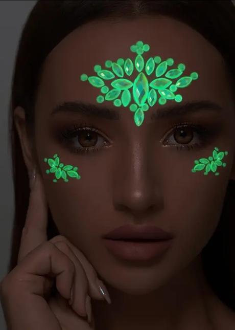 Samolepiace kamienky na tvár/ telo,