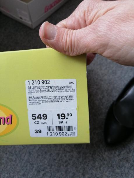 Čierne lodičky, velkost 39, deichmann,39
