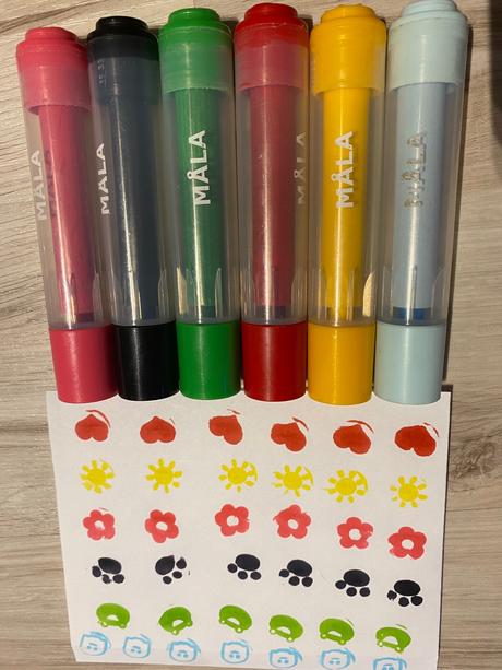 Sada  6 fixiek s pečiatkami, 