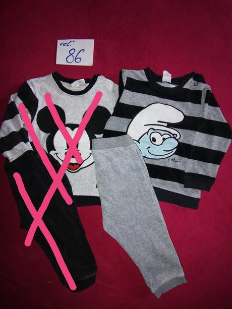 Súprava šmolko, h&m,86