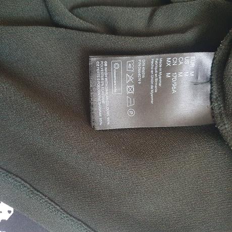 Tmavozelená blúzka, h&m,m