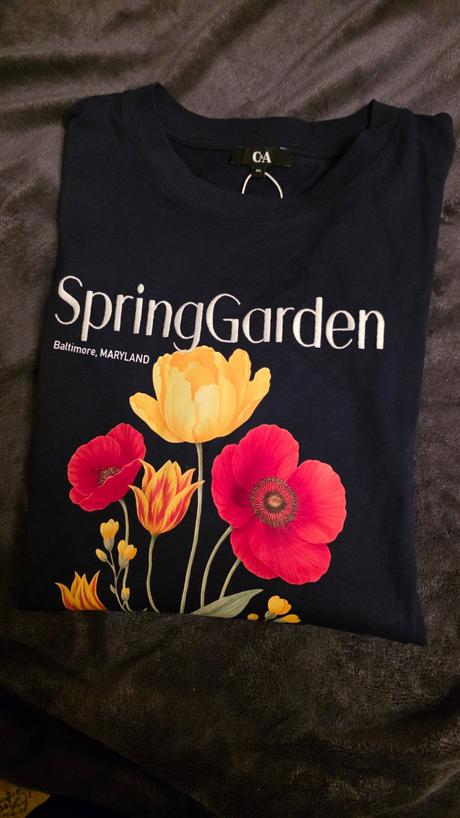 Tricko xl damske bavlna modre, c&a,xl