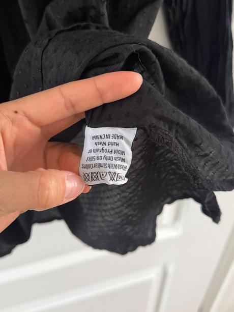 Čierna hodvábna košeľa copenhagen luxe xl, xl