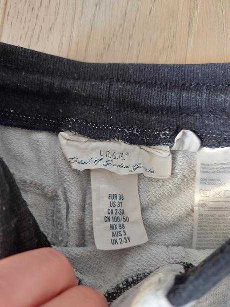 Bavlnené tepláky - super stav, h&m,98