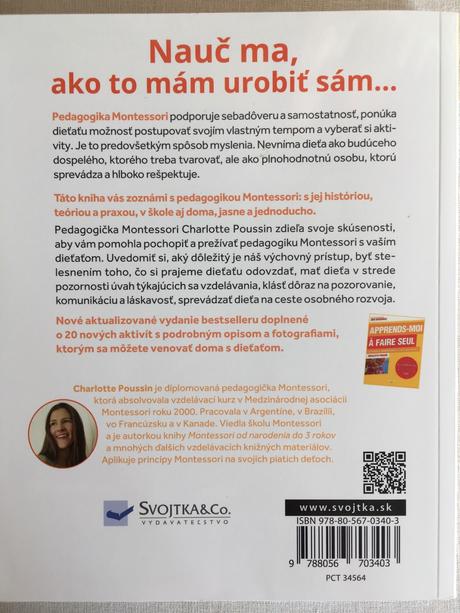 Montessori kniha nauč ma ako to mám urobiť sám, 
