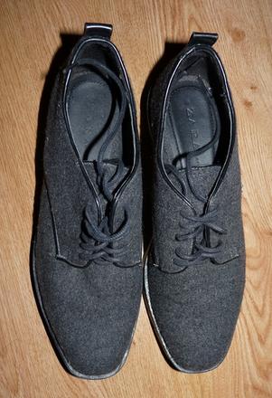 Šnurovacie filcové, zara,39