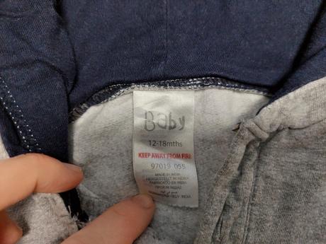 Tepláková mikina zn.baby peacocks veľ.86, 86