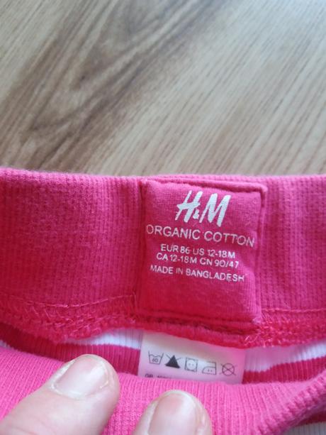 Dievčenské tenké tepláky h&m č.86, h&m,86