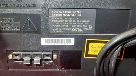 Predám rádio samsung model scm-6100, v nálezovom s, samsung