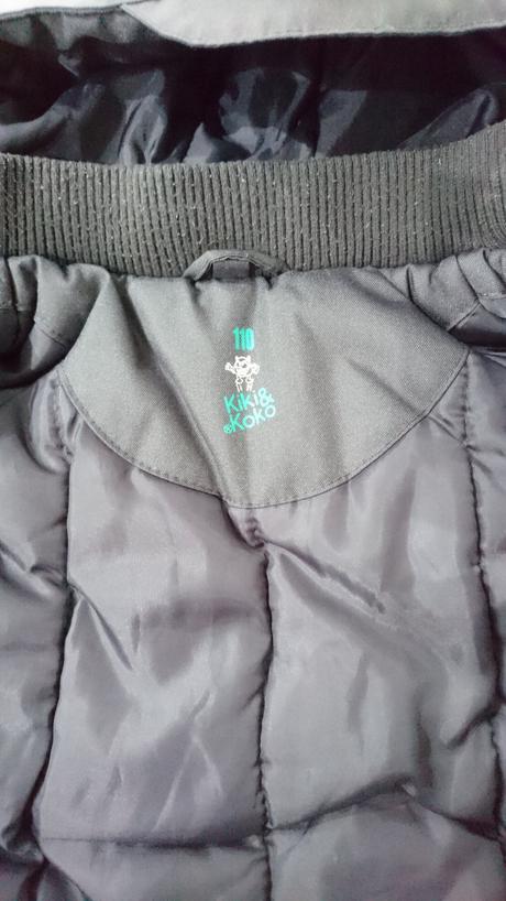 Tmavošedá teplá bundička, kiki&koko,110
