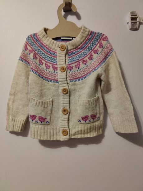 Jemnucky pleteny sveter, 6-12 mesiacov, 74