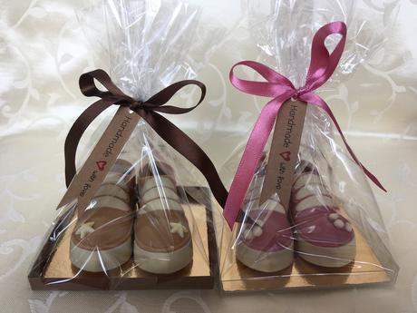 Mini tenisky z belgickej čokolády, 