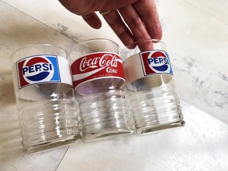 Staré socialistické retro poháre 8 ks, 