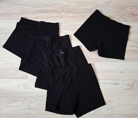 5x bavlnené šortky, veľ. 134, f&f,134