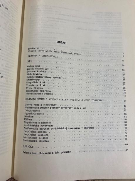 Klinická fyziológia pre chirurgov, 