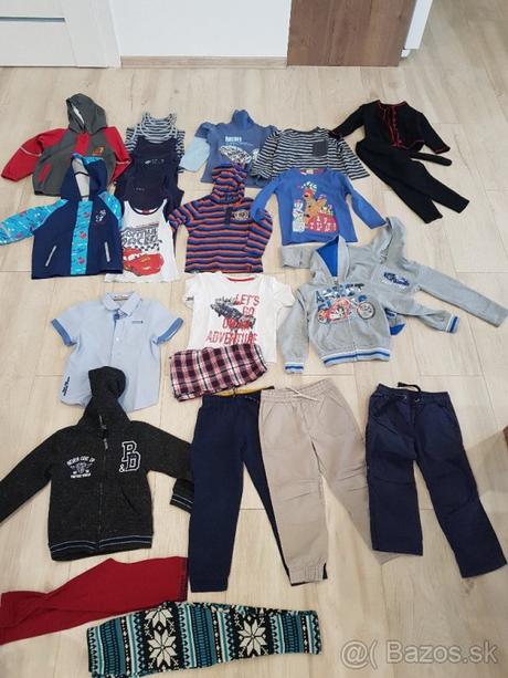 Sada chlapčenských jesenných vecí 98-104, 86–98