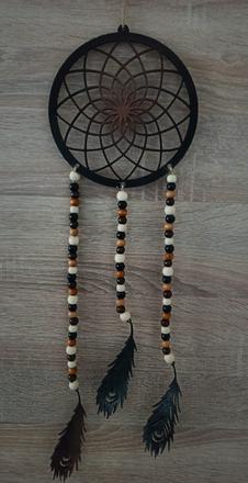 Dekorácia-lapač snov, 