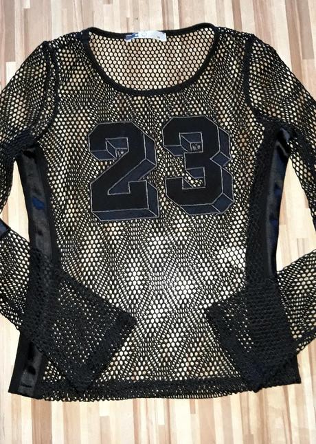 Dierkovane tričko 38 čierne, 38