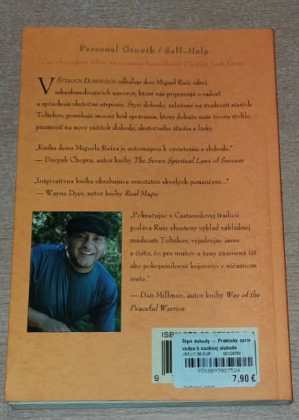 Predám knihu štyri dohody-kniha múdrosti, 