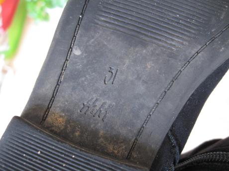 Dievčenské jesenné nízke čižmičky, 32/33, h&m,33