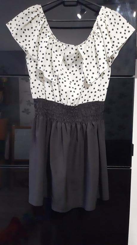 Bodkované šaty, xs