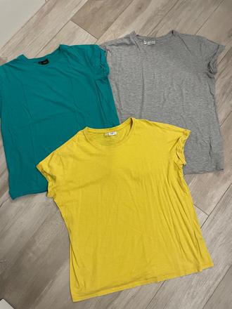 3 x predĺžené tričko, bonprix,50
