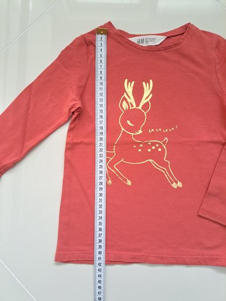 Tričko jelenček v.110/116, h&m,110