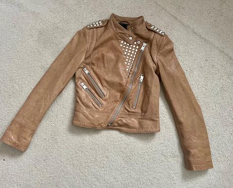 Kozena bunda, prava koza, xs