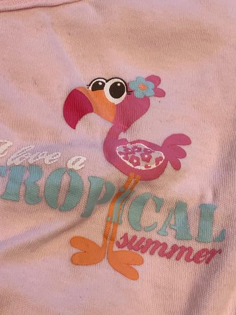 Dievčenské body s flamingom ergee (56), ergee,56