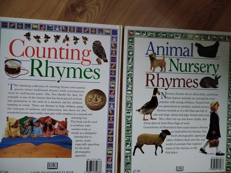 Kniha v anglictine, counting rhymes, animal rhymes, 