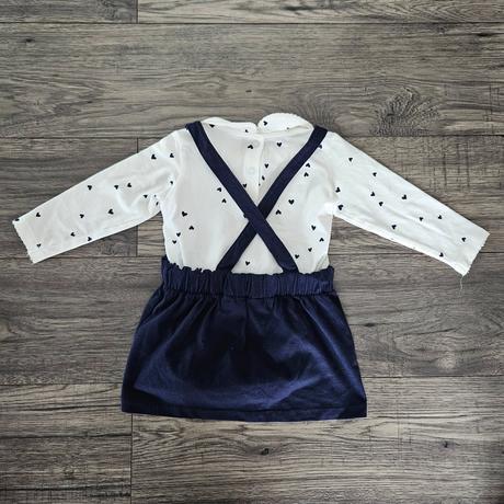 Súprava sukničky na traky a body h&m 68, h&m,68