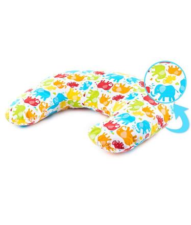 Sensillo vankúš na dojčenie farebné slony,